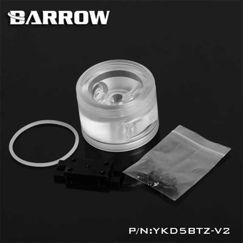 Barrow Water Pump Top For D5 / MCP655 Serise Pump Computer Water Cooling Accessories, YKD5BTZ-V2/PD5BTZ-V2 POM/PMMA Acrylic Part
Barrow Water Pump Top For D5 / MCP655 Serise Pump Computer Water Cooling Accessories, YKD5BTZ-V2/PD5BTZ-V2 POM/PMMA Acrylic Part
