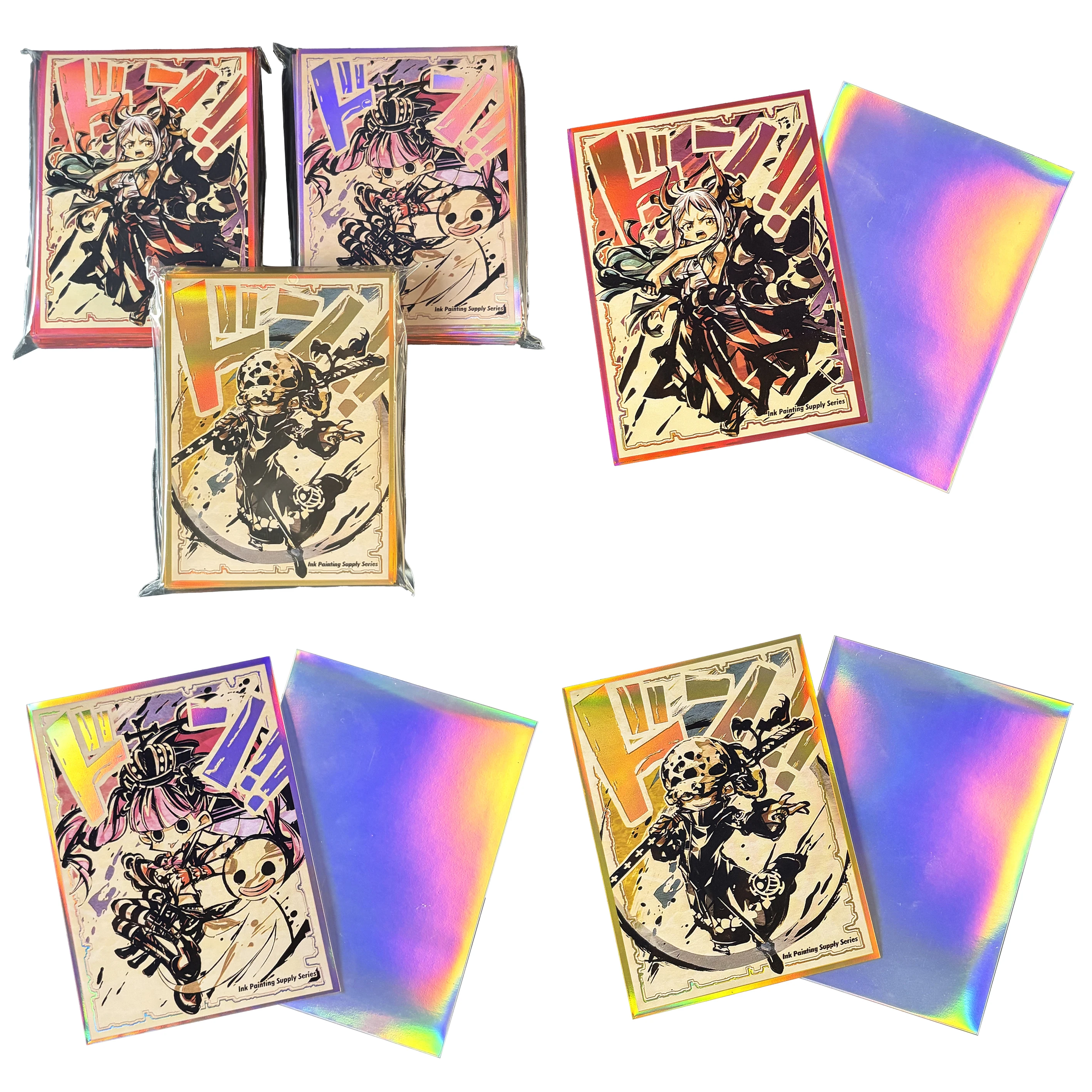 60PCS One Piece Card Sleeves Standard Size 67x92mm Ink Wash Style Yamato/Perona/Law Art Deck TCG MGT Collectible Card Protectors
60PCS One Piece Card Sleeves Standard Size 67x92mm Ink Wash Style Yamato/Perona/Law Art Deck TCG MGT Collectible Card Protectors