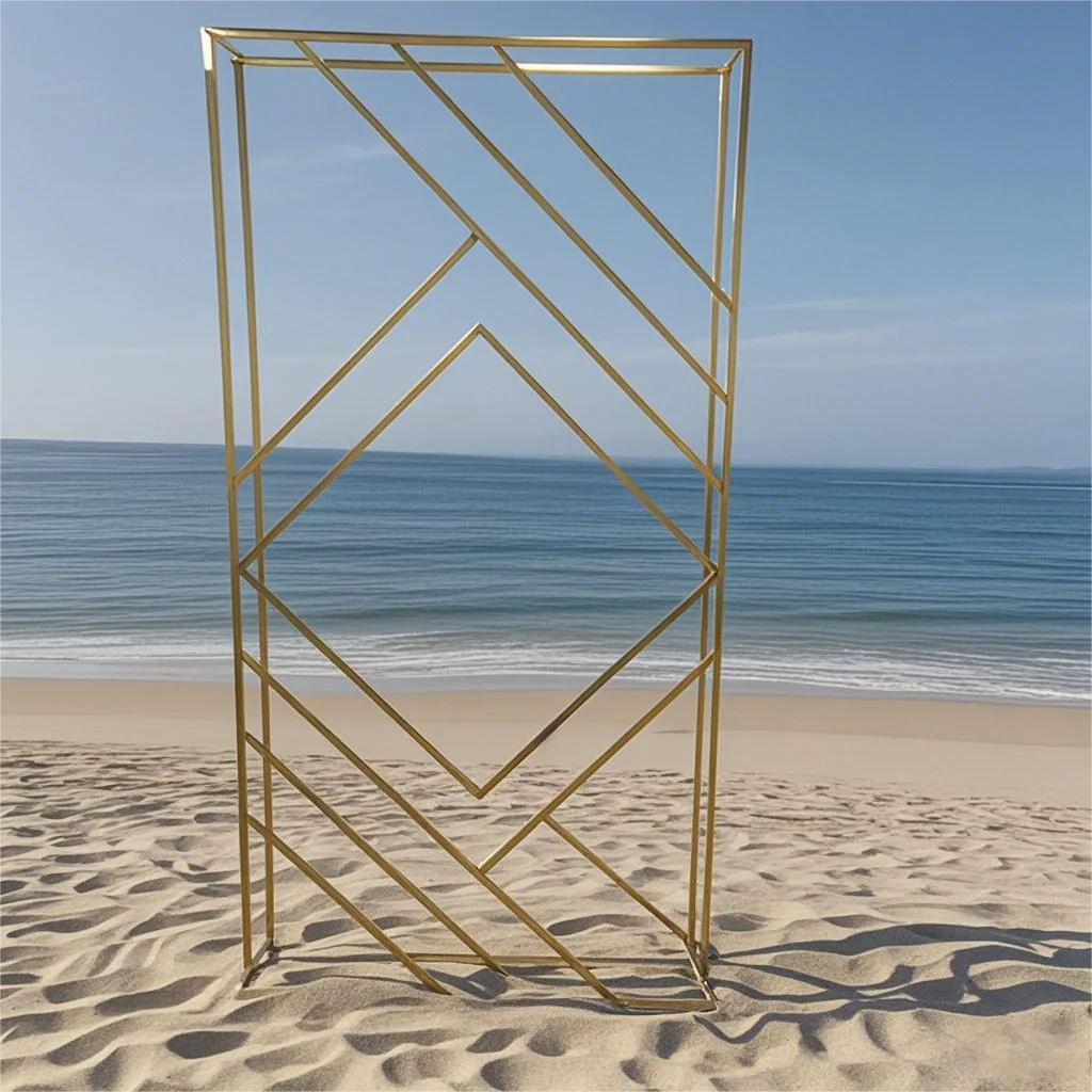 Shiny golden wedding flower stand background, high-end DIY wedding party outdoor home background fake flower decoration arch
Shiny golden wedding flower stand background, high-end DIY wedding party outdoor home background fake flower decoration arch