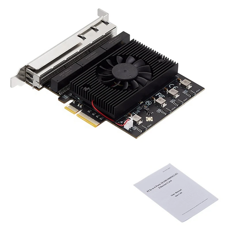 E-Sports NAS High-Speed Vision Industrial Camera Capture Card RTL8125 Pcie To 6-Port 2.5G Server NIC Spare Parts
E-Sports NAS High-Speed Vision Industrial Camera Capture Card RTL8125 Pcie To 6-Port 2.5G Server NIC Spare Parts