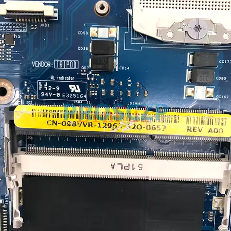 For Dell Precision M6800 Laptop Motherboard VAR10 LA-9782P CN-098VVR 098VVR 98VVR DDR3L Mainboard 100% Fully Work
For Dell Precision M6800 Laptop Motherboard VAR10 LA-9782P CN-098VVR 098VVR 98VVR DDR3L Mainboard 100% Fully Work