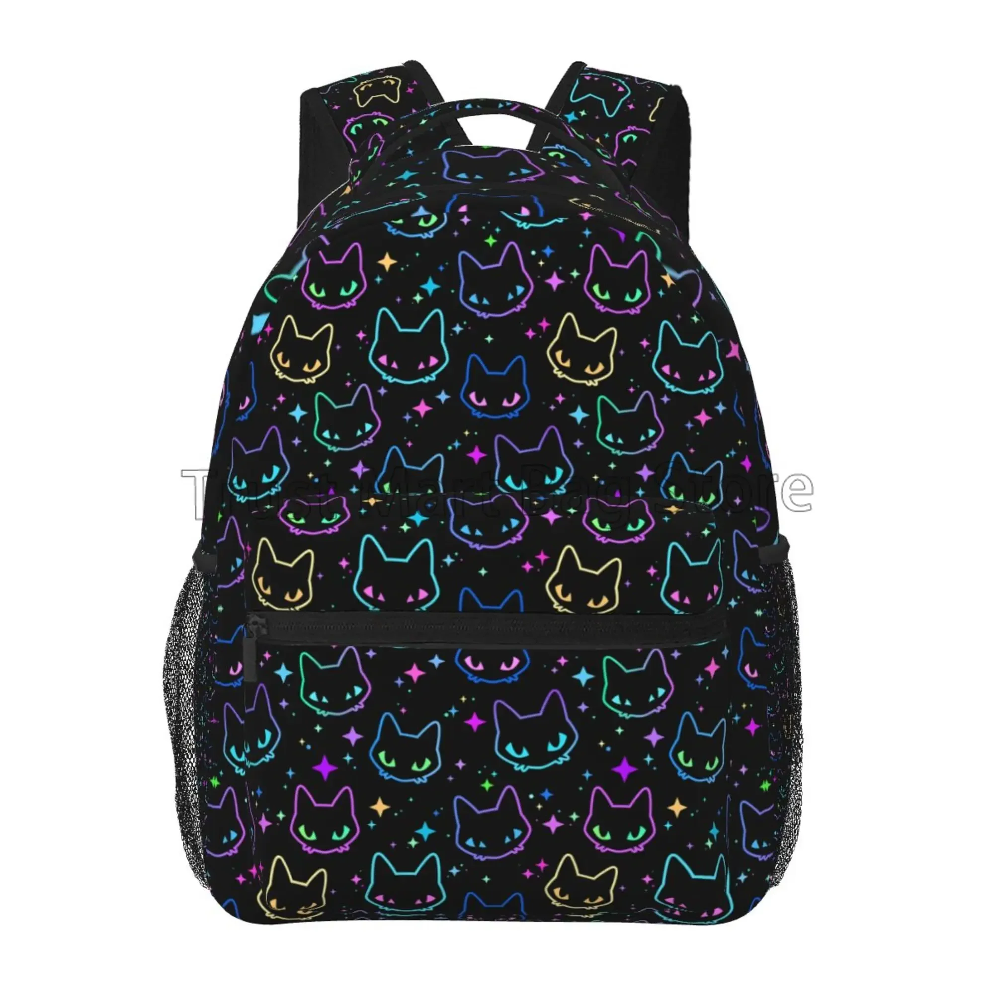 Colorful Cat Heads with Bright Star Backpack for Girls Boys Student School Bag Bookbag Lightweight Travel Laptop Hiking Daypack
Colorful Cat Heads with Bright Star Backpack for Girls Boys Student School Bag Bookbag Lightweight Travel Laptop Hiking Daypack