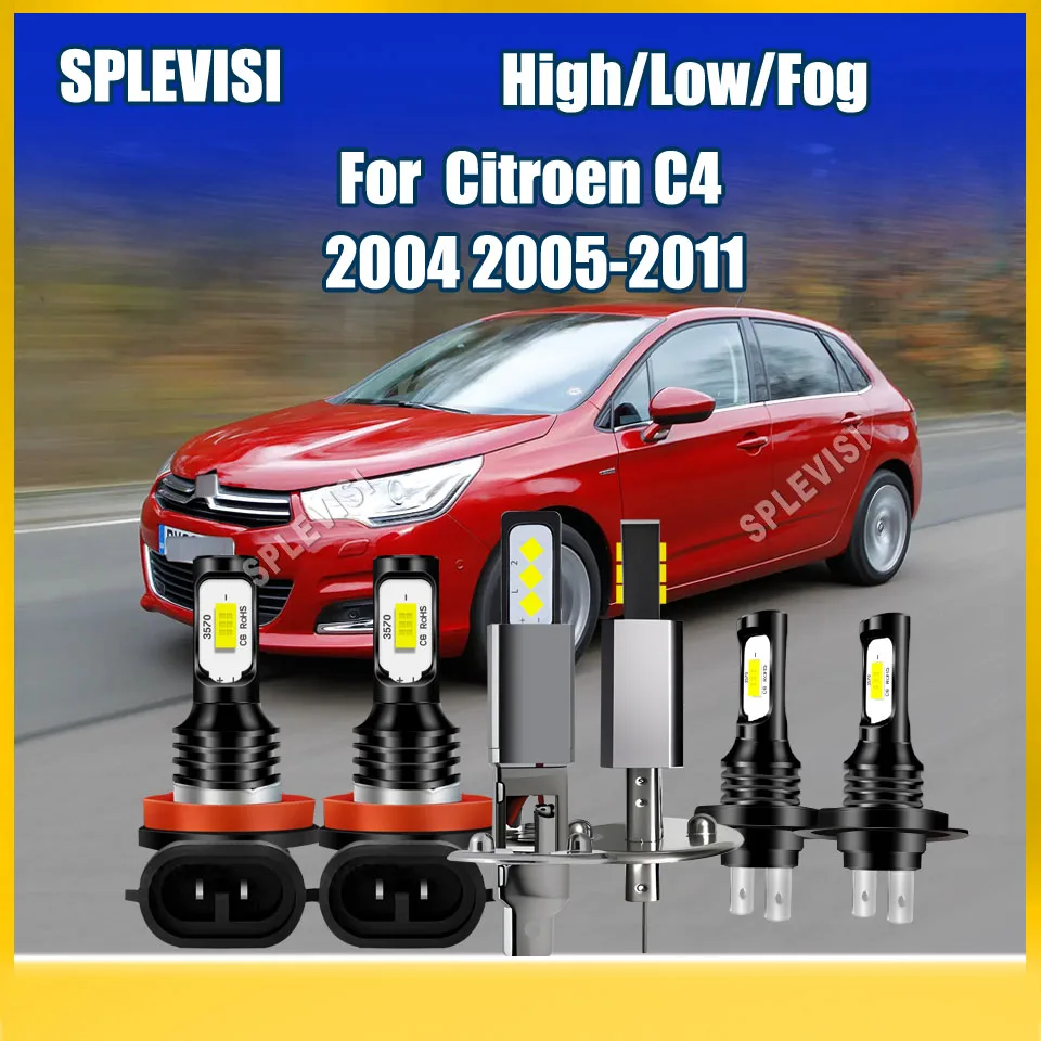 12v 24v LED Headlamp Bulbs High Low Beam 6000K Car Lights Fog Light For Citroen C4 2004 2005 2006 2007 2008 2009 2010 2011
12v 24v LED Headlamp Bulbs High Low Beam 6000K Car Lights Fog Light For Citroen C4 2004 2005 2006 2007 2008 2009 2010 2011