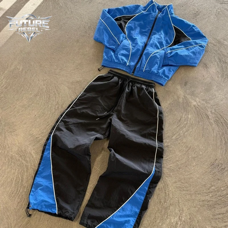 Mens Tracksuit Embroidery Set Stripe Sports Set Harajuku Unisex Loose Fit Casual Team Style Streetwear Fashion Trend New Arrival
Mens Tracksuit Embroidery Set Stripe Sports Set Harajuku Unisex Loose Fit Casual Team Style Streetwear Fashion Trend New Arrival