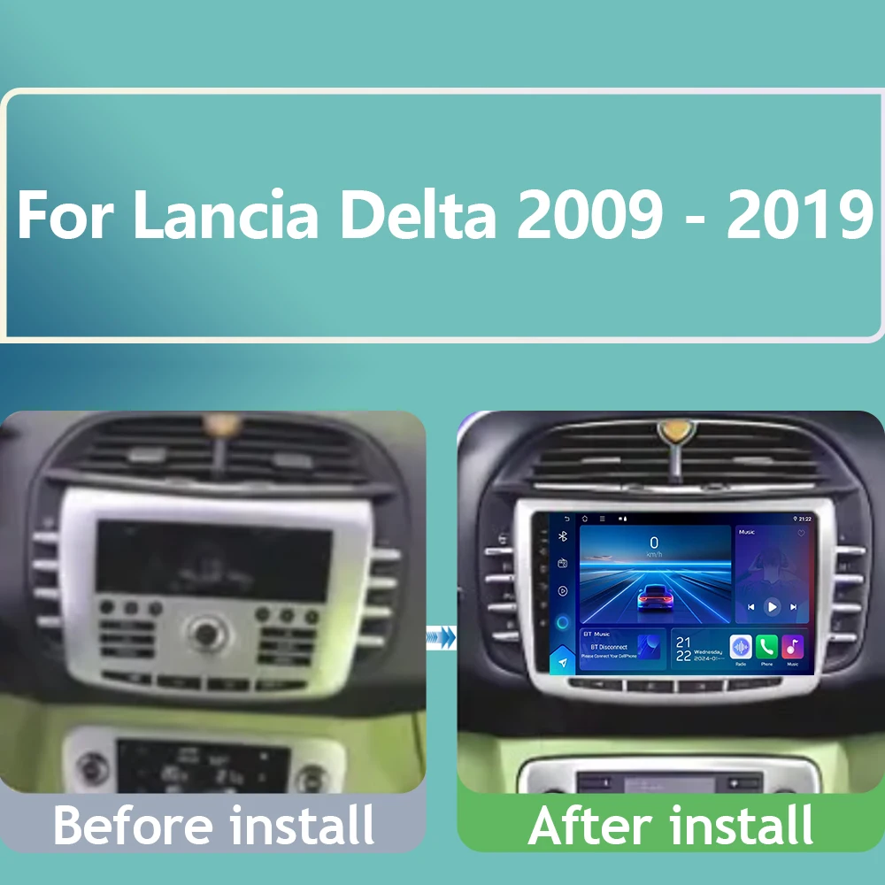 Carplay For Lancia Delta 2009 2010 2011 2012 2013 2014 2015- 2019 Android 16 Car Radio Multimedia Video Player GPS Radio 5G WiFi
Carplay For Lancia Delta 2009 2010 2011 2012 2013 2014 2015- 2019 Android 16 Car Radio Multimedia Video Player GPS Radio 5G WiFi