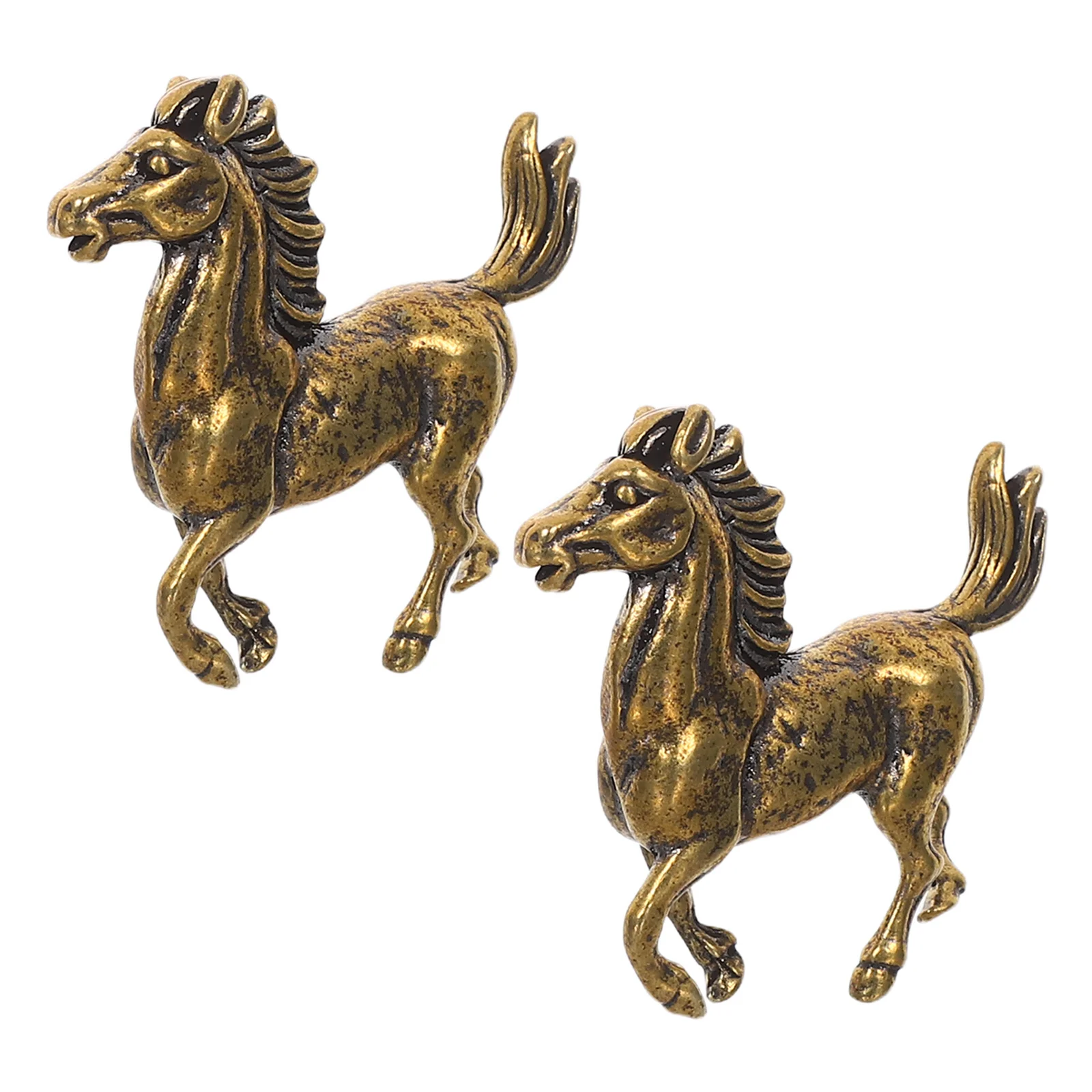 2Pcs Brass Zodiac Horse Statue Retro Style Artisan Craftsmanship Smooth Finish Sturdy Construction Home Decor Horse Statue
2Pcs Brass Zodiac Horse Statue Retro Style Artisan Craftsmanship Smooth Finish Sturdy Construction Home Decor Horse Statue