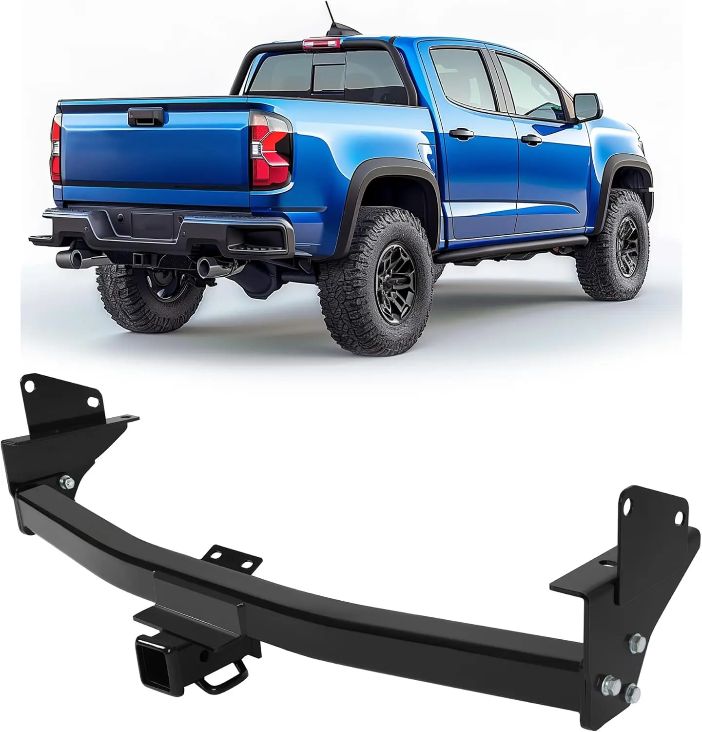 Class 4 Trailer Hitch, Aluminum, Compatible with 2015 - 2022 Chevy Colorado & GMC Canyon, 800/8,000lbs Capacity
Class 4 Trailer Hitch, Aluminum, Compatible with 2015 - 2022 Chevy Colorado & GMC Canyon, 800/8,000lbs Capacity