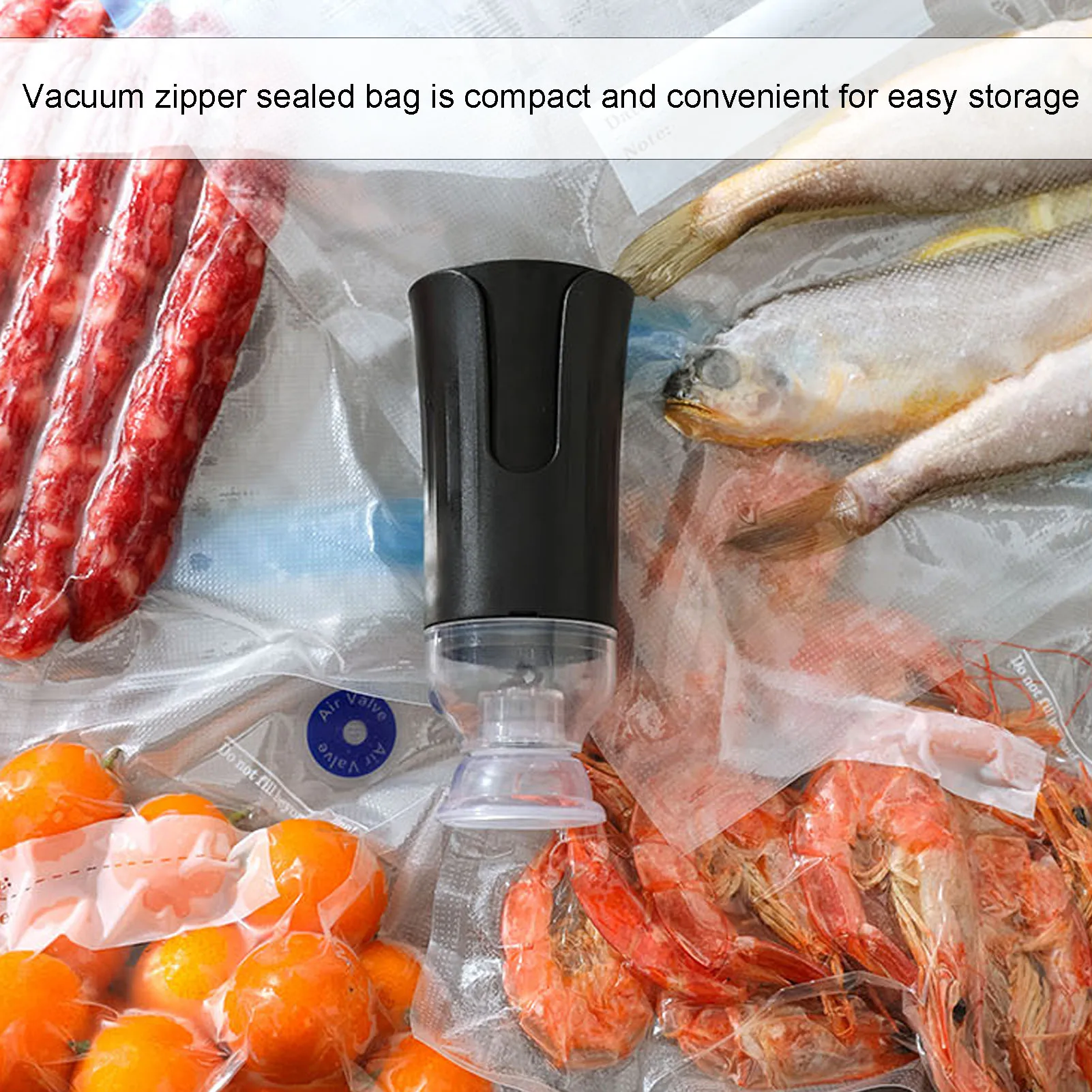 Vacuum Sealer Mini Portable Home Kitchen Handheld USB Electric Food Vacuum Sealer with 5 Sous Vide
Vacuum Sealer Mini Portable Home Kitchen Handheld USB Electric Food Vacuum Sealer with 5 Sous Vide