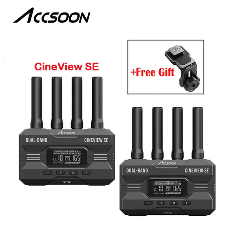 Hdmi Wireless CineView SE Transmitter and Receiver Accsoon Compatible 1080P 350M 5.8Ghz Video DSLR Cameras Projector TV Supplies
Hdmi Wireless CineView SE Transmitter and Receiver Accsoon Compatible 1080P 350M 5.8Ghz Video DSLR Cameras Projector TV Supplies