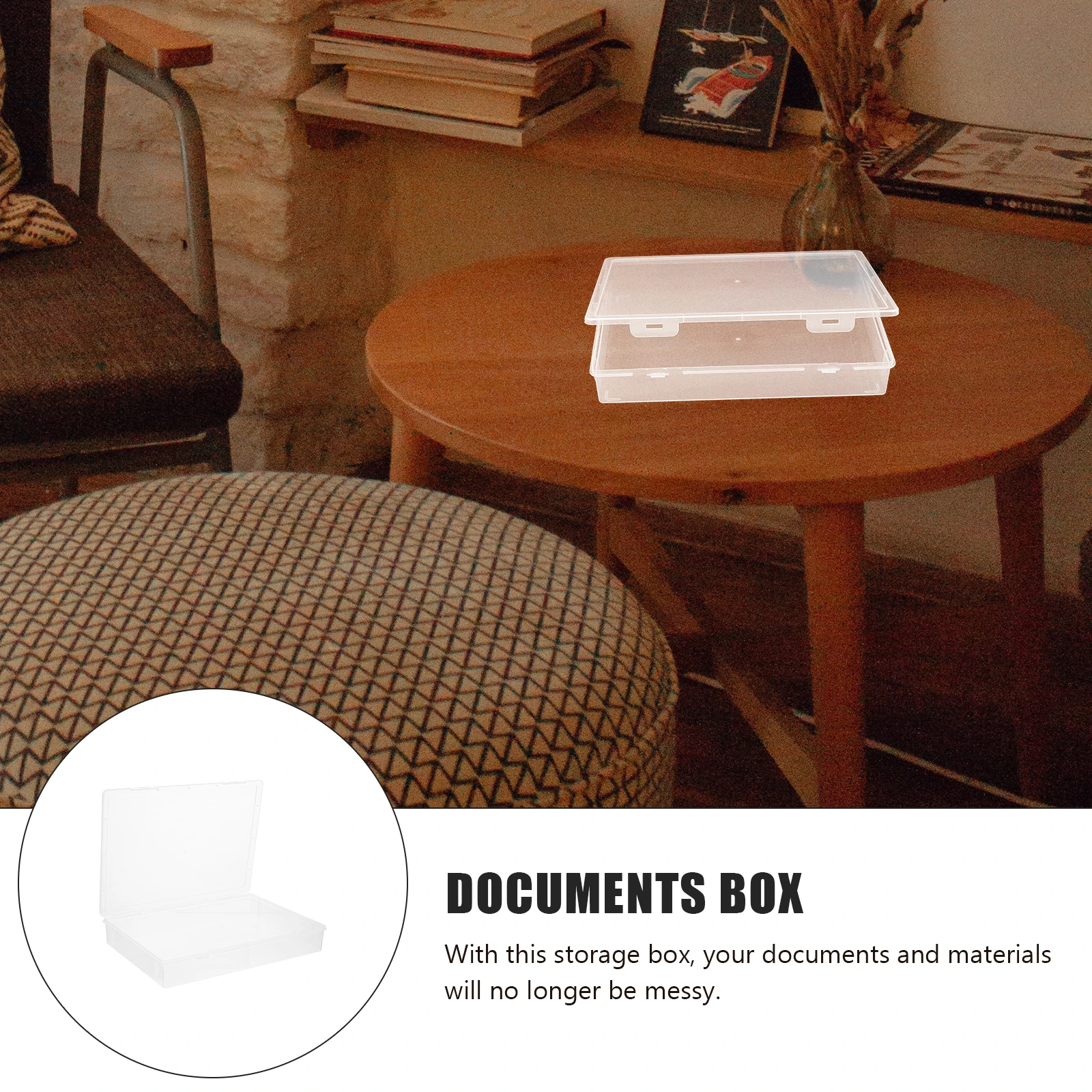 File Storage Box Transparent PP Material Desktop Organizer Paperwork Case Magazine Holder Documents Container
File Storage Box Transparent PP Material Desktop Organizer Paperwork Case Magazine Holder Documents Container