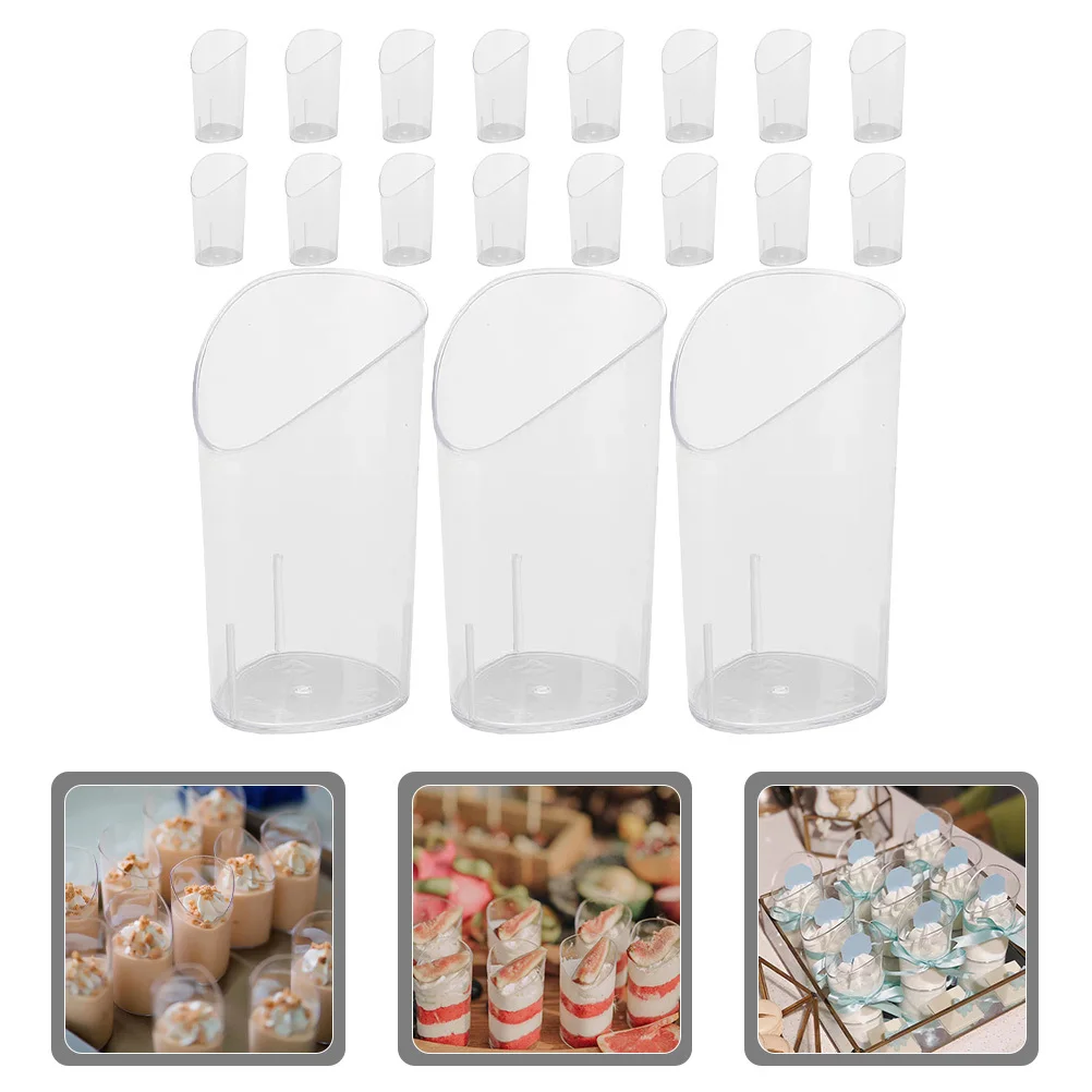 30 шт., мини-одноразовая чашка для мусса, пластиковый цилиндр, фаска, десертная чашка, желе, фестиваль, бар, вечерние десертные чашки
30 шт., мини-одноразовая чашка для мусса, пластиковый цилиндр, фаска, десертная чашка, желе, фестиваль, бар, вечерние десертные чашки