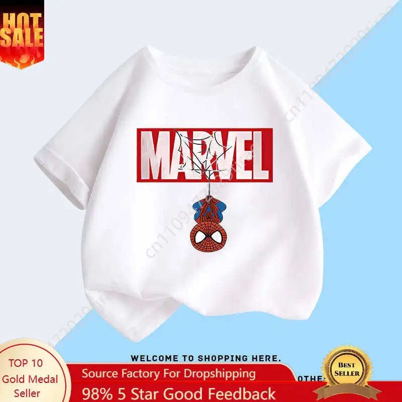 Marvel Marvel Alliance Spider-Man And Hulk Pattern Print New Summer Pure Cotton T-Shirt Comfortable Parent- T-Shirt Cosplay
Marvel Marvel Alliance Spider-Man And Hulk Pattern Print New Summer Pure Cotton T-Shirt Comfortable Parent- T-Shirt Cosplay