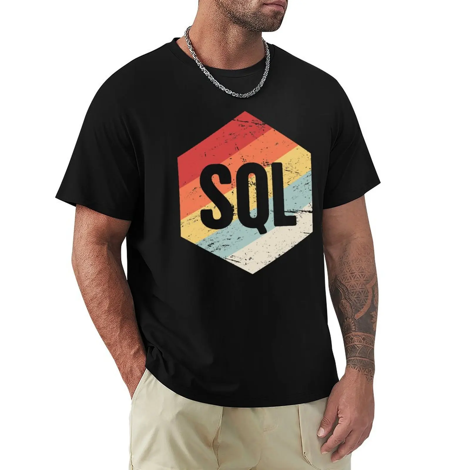 Retro SQL Programming Language Icon T-Shirt cotton man t-shirts funny gifts anime clothes clothes funny t shirts men
Retro SQL Programming Language Icon T-Shirt cotton man t-shirts funny gifts anime clothes clothes funny t shirts men