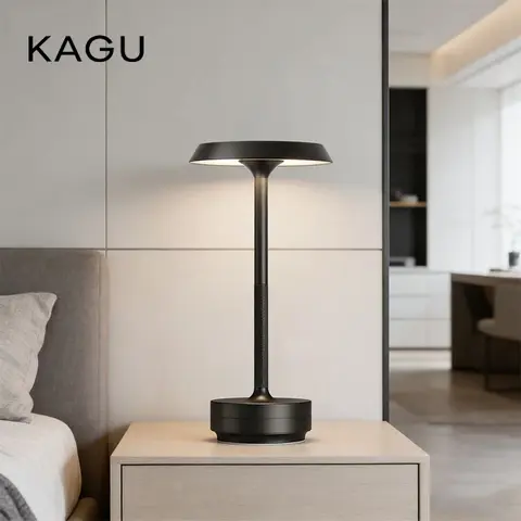LED Table Lamp USB Rechargeable WirelessTouch Sensor Night Light Gold/Black for Bedroom Bar Dining Aluminum Desk Lighting Fixtur