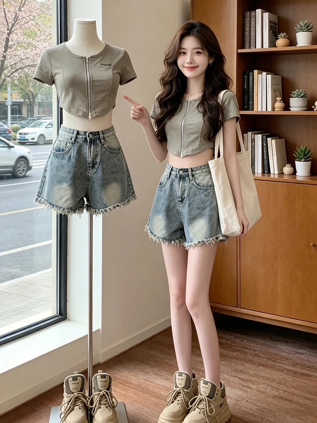 Summer Street Style Women's Loose Fit High Waist Denim Shorts Wide Leg Pants Flared Hemline Comfortable plus Size Jeans
Summer Street Style Women's Loose Fit High Waist Denim Shorts Wide Leg Pants Flared Hemline Comfortable plus Size Jeans