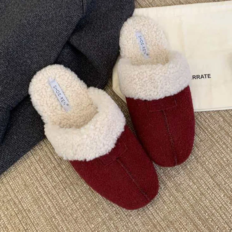 Winter Women's Cotton Slippers Fur Flats Warm Mules Shoes Casual Short Plush Winter Boots 2025 New Cozy Fashion Mujer Snow Botas
Winter Women's Cotton Slippers Fur Flats Warm Mules Shoes Casual Short Plush Winter Boots 2025 New Cozy Fashion Mujer Snow Botas