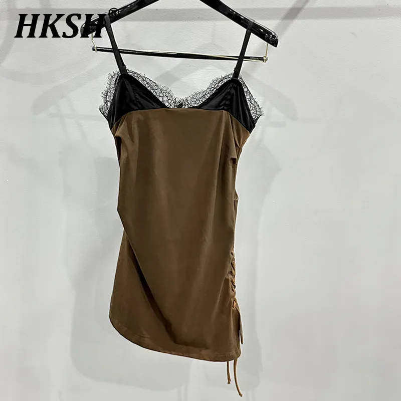 HKSH Летние новые женские Y2K Ins Trendy Tide Chic High Street Модные повседневные кружевные облегающие топы с панелями и сексуальными ремешками HK5442
HKSH Летние новые женские Y2K Ins Trendy Tide Chic High Street Модные повседневные кружевные облегающие топы с панелями и сексуальными ремешками HK5442