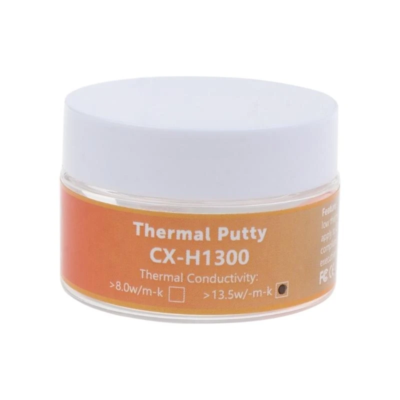13.5W/ m-K Thermal Putty Compound Paste for CPU GPU Processor Chipset IC Cooler
13.5W/ m-K Thermal Putty Compound Paste for CPU GPU Processor Chipset IC Cooler