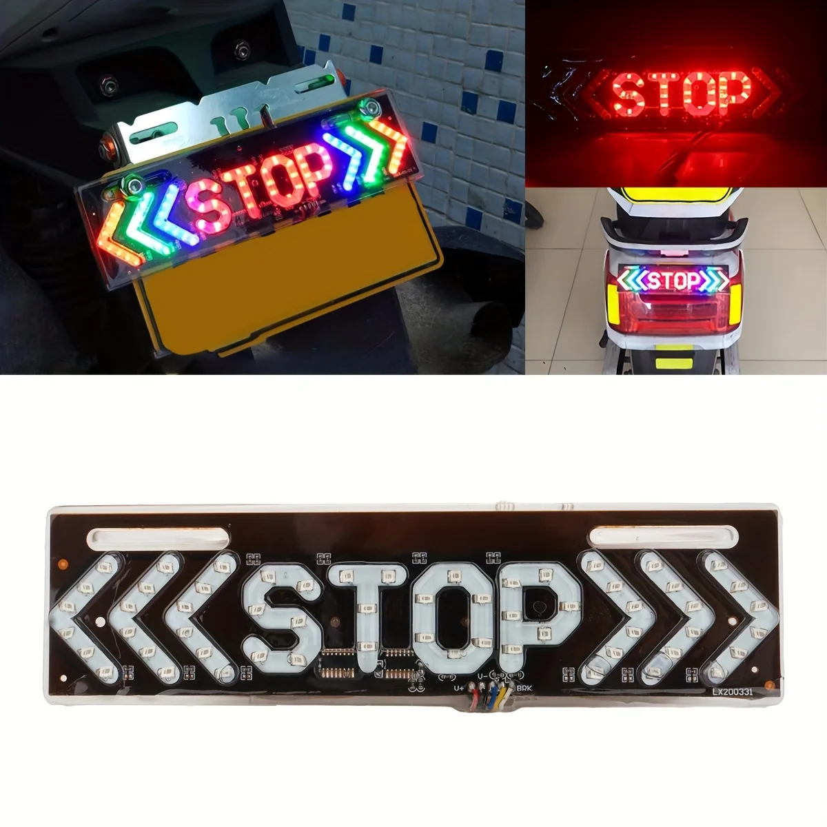 Colored Neon Multifunctional 1pc Motorcycle License Plate Light Panel - 12V "STOP" Pattern Decorative Light
Colored Neon Multifunctional 1pc Motorcycle License Plate Light Panel - 12V "STOP" Pattern Decorative Light