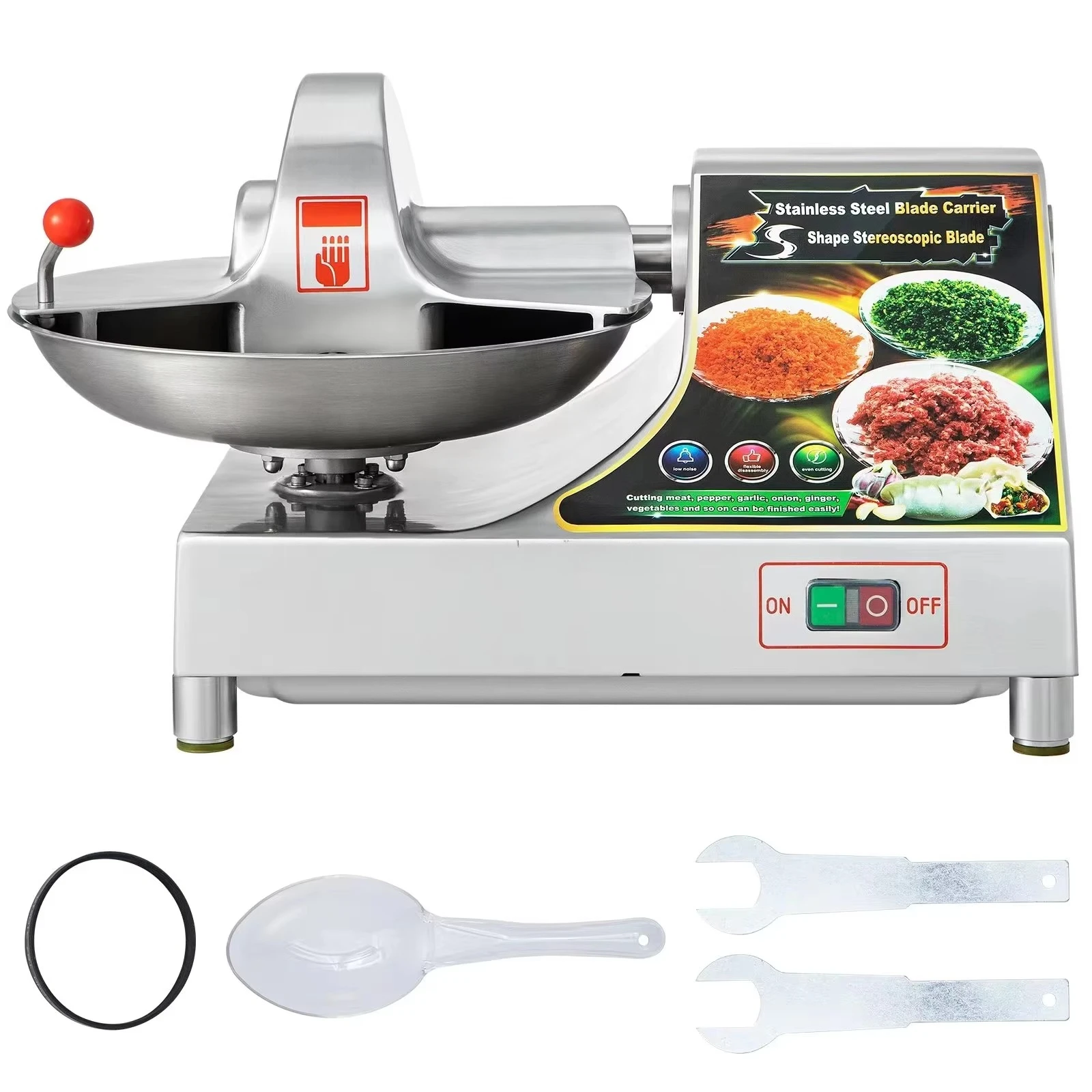 10L Commercial Meat Bowl Cutter 400W - Electric Blender, Grinder - Heavy Duty Multifunctional Food Processor
10L Commercial Meat Bowl Cutter 400W - Electric Blender, Grinder - Heavy Duty Multifunctional Food Processor