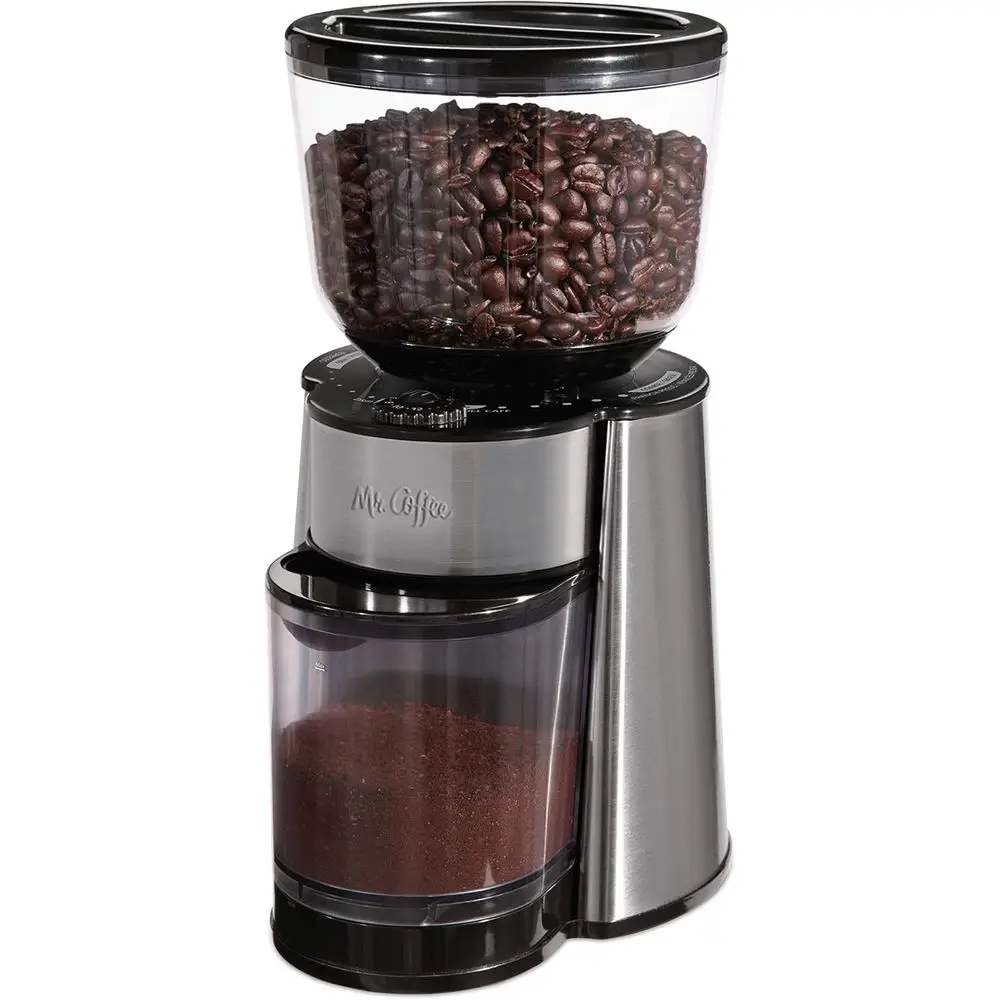 18-Setting Stainless Steel Burr Coffee Grinder
18-Setting Stainless Steel Burr Coffee Grinder
