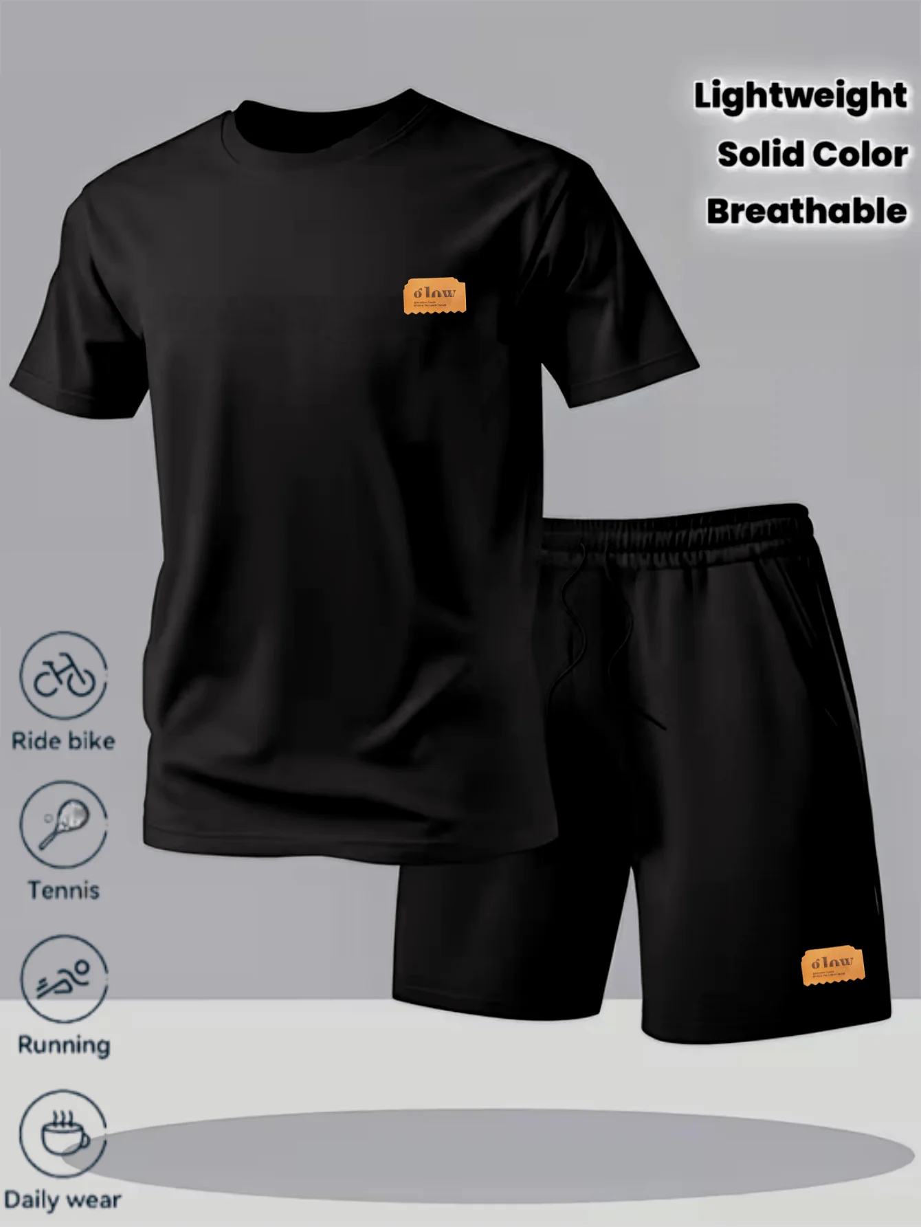 Men's Summer Short Sleeve Short Pants Set Skin-friendly Fabric Breathable Comfortable for Casual Sports Outdoor Home Wear
Men's Summer Short Sleeve Short Pants Set Skin-friendly Fabric Breathable Comfortable for Casual Sports Outdoor Home Wear