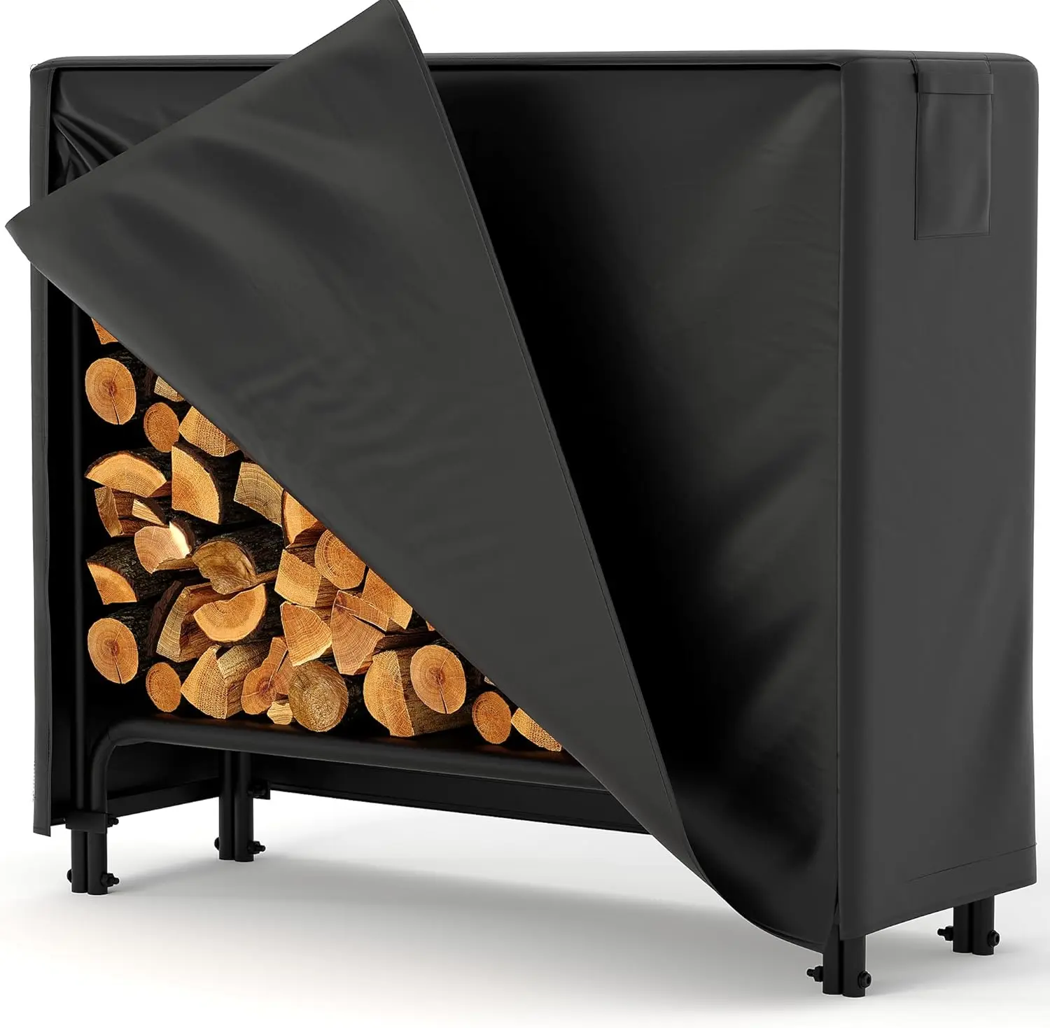 4ft Firewood Rack with Waterproof Cover, Outdoor Firewood Holder, Storage Metal Log Holder, 400lb Max Weight Capacity, Full Cove
4ft Firewood Rack with Waterproof Cover, Outdoor Firewood Holder, Storage Metal Log Holder, 400lb Max Weight Capacity, Full Cove