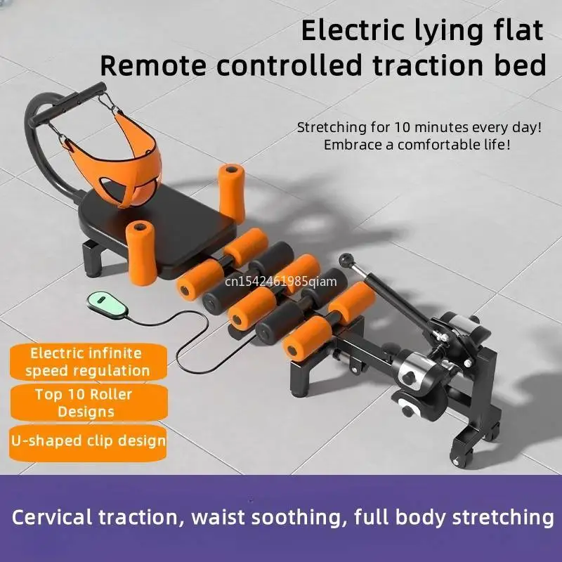 Electric traction machine stretching machine for neck and waist stretching leg and relaxation bed Integrated Fitness Equipments
Electric traction machine stretching machine for neck and waist stretching leg and relaxation bed Integrated Fitness Equipments