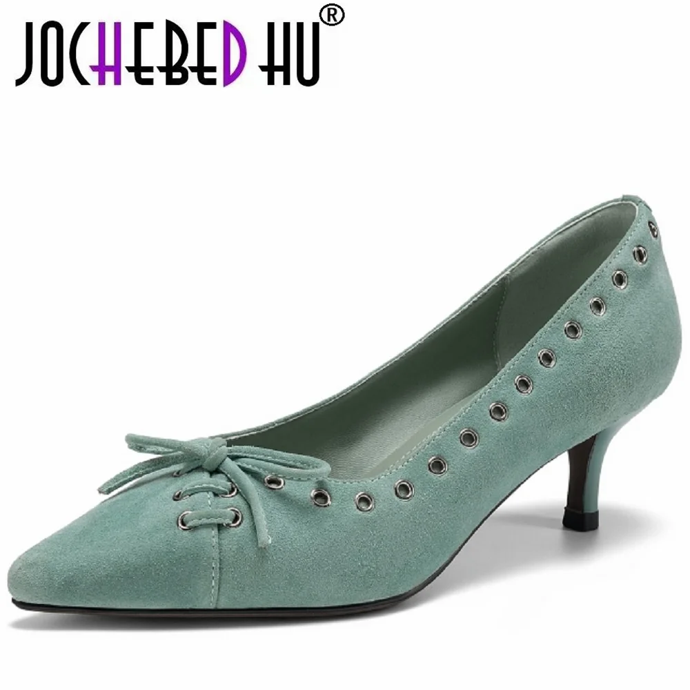 【JOCHEBED HU】Ручная работа из натуральной кожи с мягким узлом-бабочкой, рабочая обувь без шнуровки, удобная женская обувь на среднем каблуке с мягким носком
【JOCHEBED HU】Ручная работа из натуральной кожи с мягким узлом-бабочкой, рабочая обувь без шнуровки, удобная женская обувь на среднем каблуке с мягким носком