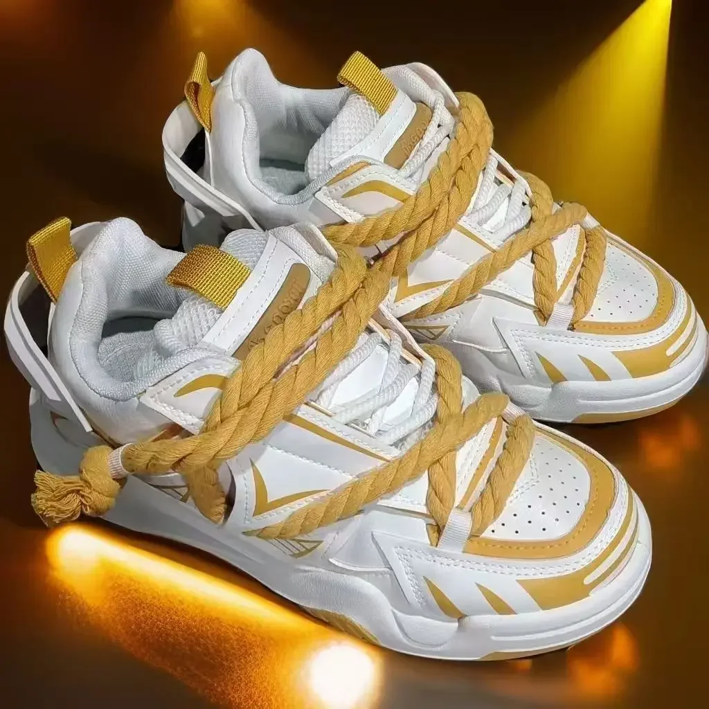 New Men's Plus Size 46 Casual Sports Shoes with Fashionable Design Personalized Lace Up Thick Sole, and Popular Board Shoes
New Men's Plus Size 46 Casual Sports Shoes with Fashionable Design Personalized Lace Up Thick Sole, and Popular Board Shoes