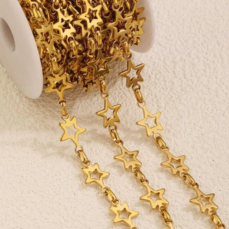 Stylish Hollow Star Pendant Necklace Extender Chain for Various Occasions
Stylish Hollow Star Pendant Necklace Extender Chain for Various Occasions