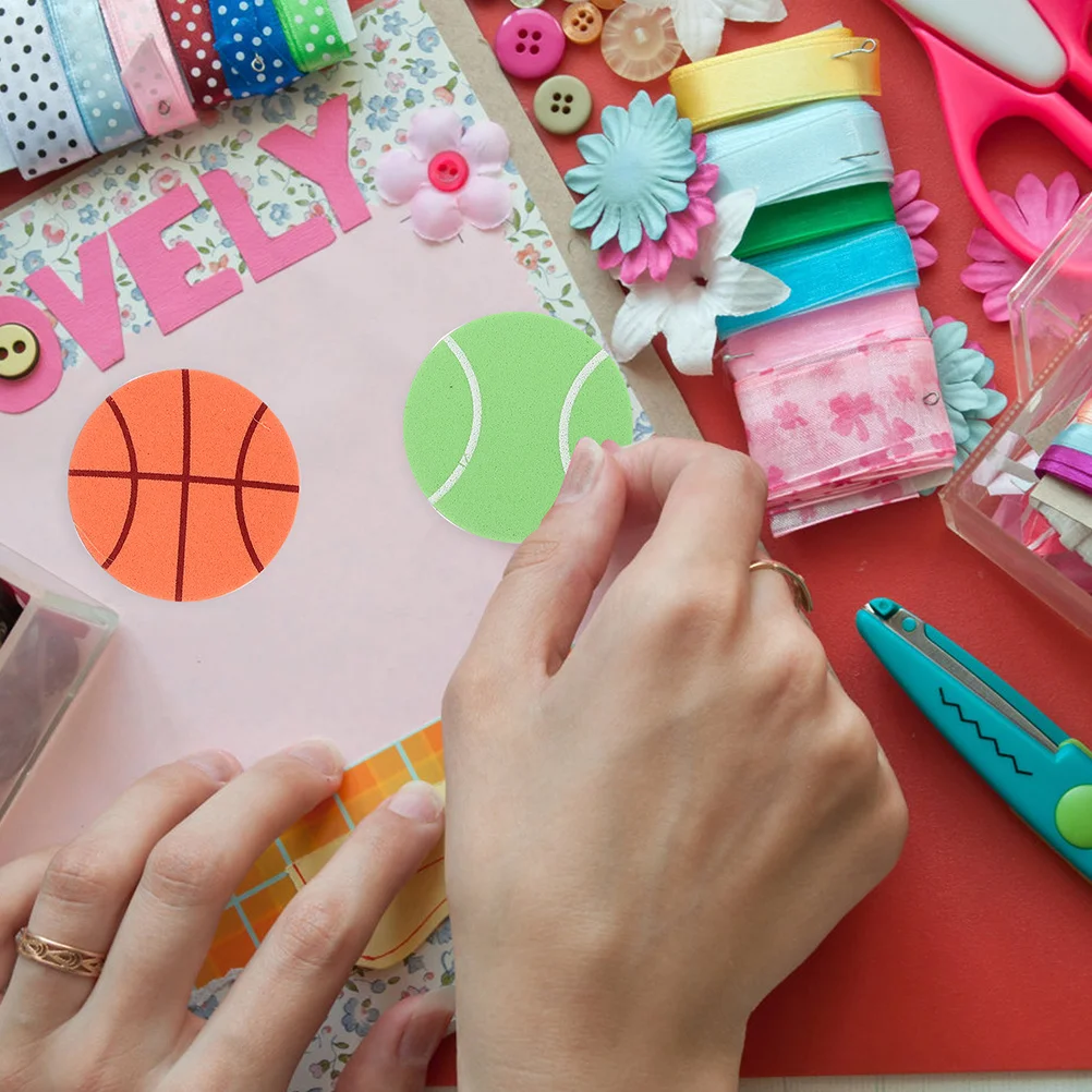 90pcs Ball Theme Stickers Sports Eva Stickers For Scrapbooking Diy Party Decor Kids Rewards Laptop Skateboarding Basketball
90pcs Ball Theme Stickers Sports Eva Stickers For Scrapbooking Diy Party Decor Kids Rewards Laptop Skateboarding Basketball
