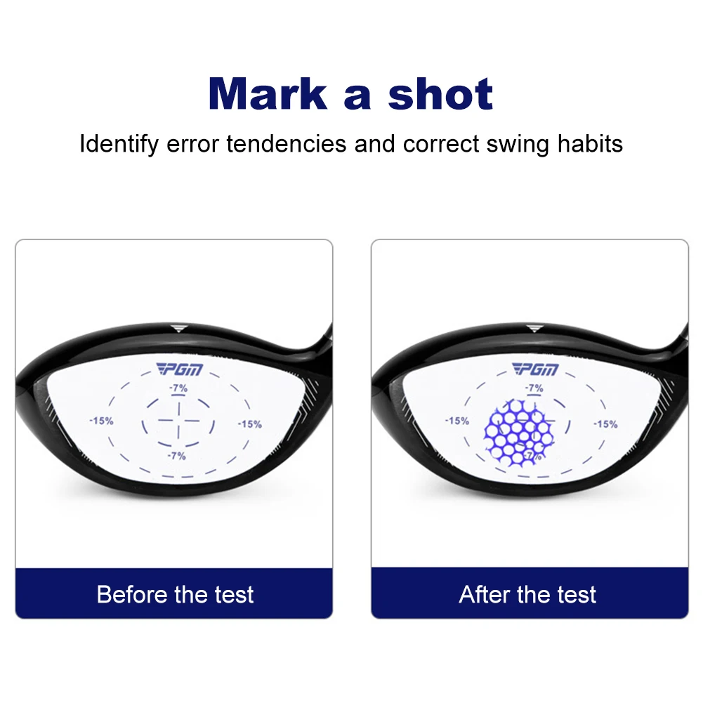 Golf Impact Tape Golf Club Marking Paper Improve Golf Swing Accuracy and Distance Golf Ball Sweet Spot Finder for Golf Training
Golf Impact Tape Golf Club Marking Paper Improve Golf Swing Accuracy and Distance Golf Ball Sweet Spot Finder for Golf Training