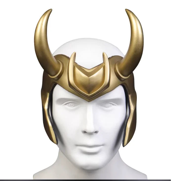 Мужские и женские шлемы Локи, маски злой Бог Тор 3, физический реквизит для косплея 
Мужские и женские шлемы Локи, маски злой Бог Тор 3, физический реквизит для косплея