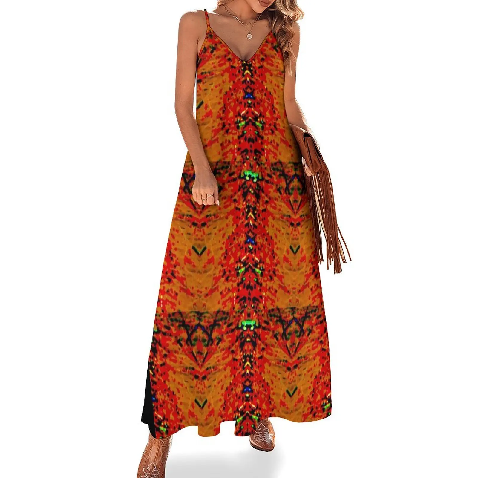 Inca Nature Sleeveless Long Dress loose summer dress women evening dress wedding dresses for parties fairy
Inca Nature Sleeveless Long Dress loose summer dress women evening dress wedding dresses for parties fairy