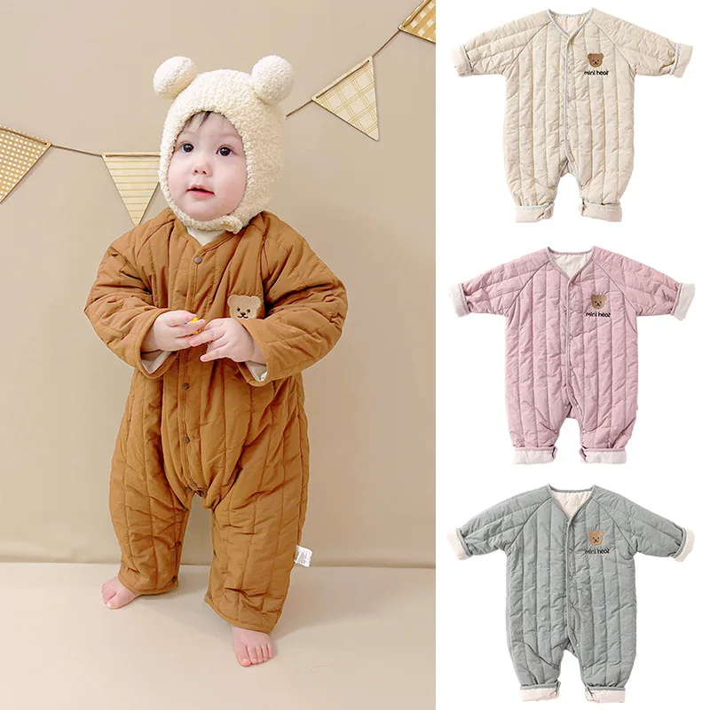 Newborn Baby Jumpsuits Baby Boys Girls Rompers Long Sleeve Roupas Infantis Overalls Costumes
Newborn Baby Jumpsuits Baby Boys Girls Rompers Long Sleeve Roupas Infantis Overalls Costumes