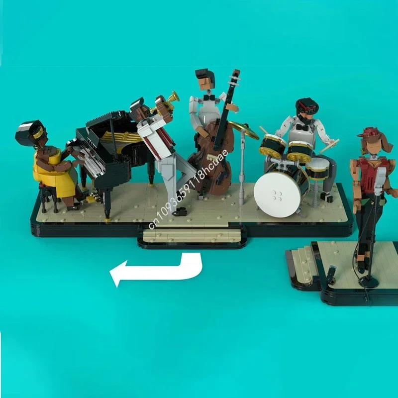336pcs MOC Jazz Singer Building Blocks Festival Gift Educational Project Perfect For Classroom STEM Activities Construc Gift
336pcs MOC Jazz Singer Building Blocks Festival Gift Educational Project Perfect For Classroom STEM Activities Construc Gift