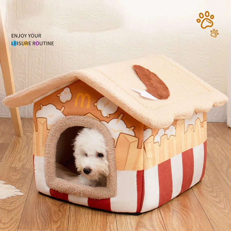 Foldable Sleeping Pet House Removable Washable Cat Cube Hide House Puppy Cave Sofa Pet Bed House for Small Dogs Medium Cats
Foldable Sleeping Pet House Removable Washable Cat Cube Hide House Puppy Cave Sofa Pet Bed House for Small Dogs Medium Cats