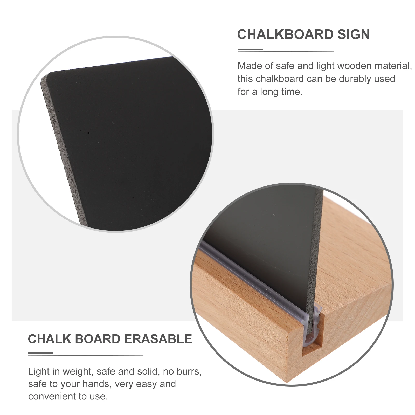 Handwritten Chalkboard Sign Memo Card Small Table Signs Desktop Display Safe Light Wood Base Erasable Reusable Shop Home Office
Handwritten Chalkboard Sign Memo Card Small Table Signs Desktop Display Safe Light Wood Base Erasable Reusable Shop Home Office