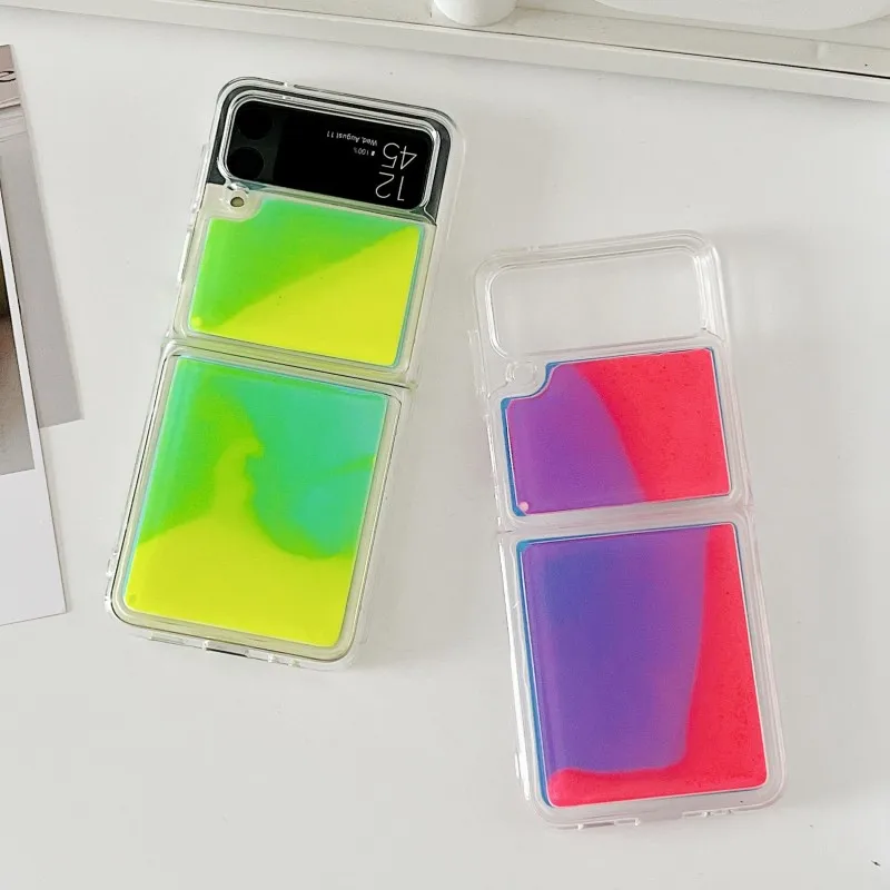 Luminous Case For Samsung Galaxy Z Flip 3 5G Quicksand Fashion Folding Shockproof Liquid Phone Cover for Samsung Z Flip3 Zflip 4
Luminous Case For Samsung Galaxy Z Flip 3 5G Quicksand Fashion Folding Shockproof Liquid Phone Cover for Samsung Z Flip3 Zflip 4