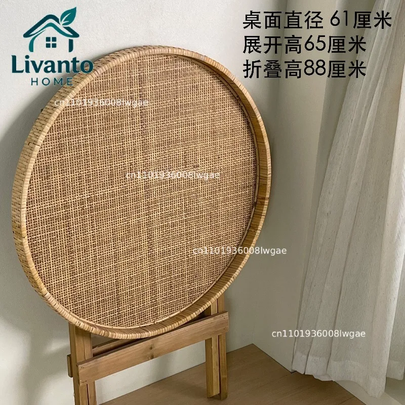 Solid Wood Rattan Folding Table Nesting Side Table with Storage French Country End Tables for Farmhouse Living Room Furniture
Solid Wood Rattan Folding Table Nesting Side Table with Storage French Country End Tables for Farmhouse Living Room Furniture