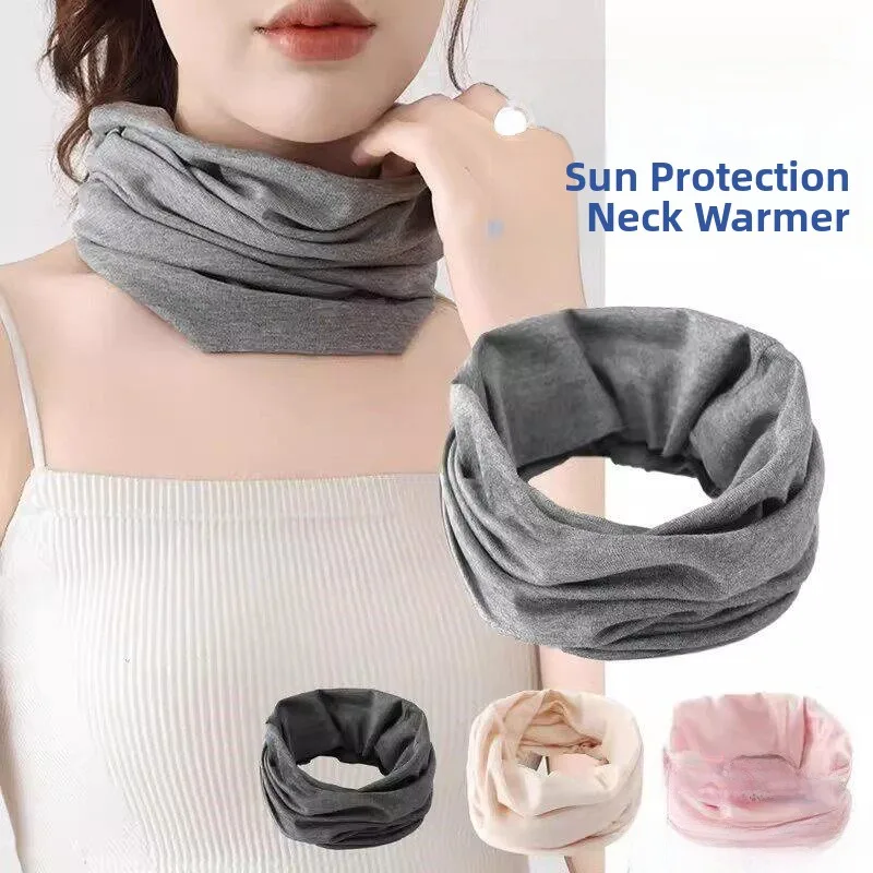 Ultra-Thin Modal Neck Warmer Sunscreen Unisex Outdoor Cycling Winter Warmth Neck Protection Head over Neck Scarf Korean Style
Ultra-Thin Modal Neck Warmer Sunscreen Unisex Outdoor Cycling Winter Warmth Neck Protection Head over Neck Scarf Korean Style