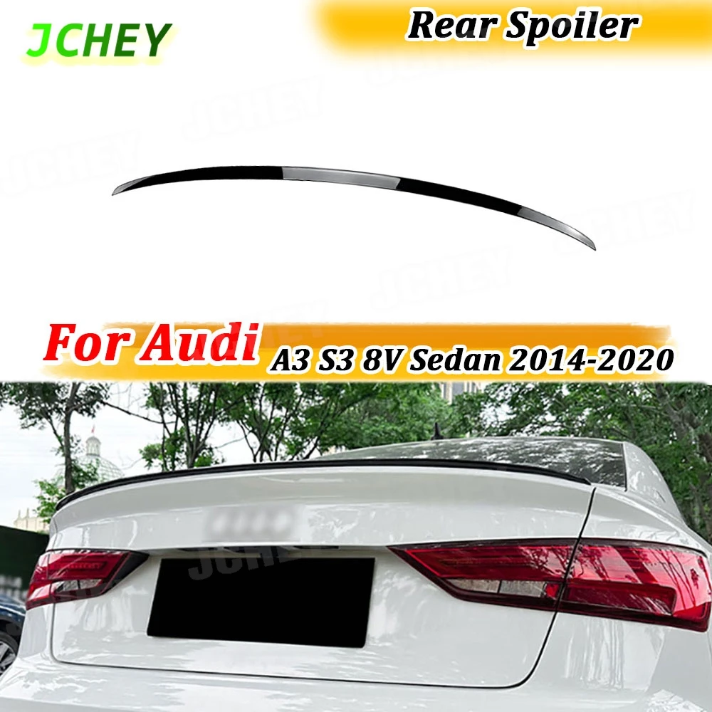 JCHEY for Audi A3 S3 8V Sedan 2014-2020 ABS Rear Trunk Lip Spoiler Car Rear Boot Spoiler Body Kits Car Accessories
JCHEY for Audi A3 S3 8V Sedan 2014-2020 ABS Rear Trunk Lip Spoiler Car Rear Boot Spoiler Body Kits Car Accessories
