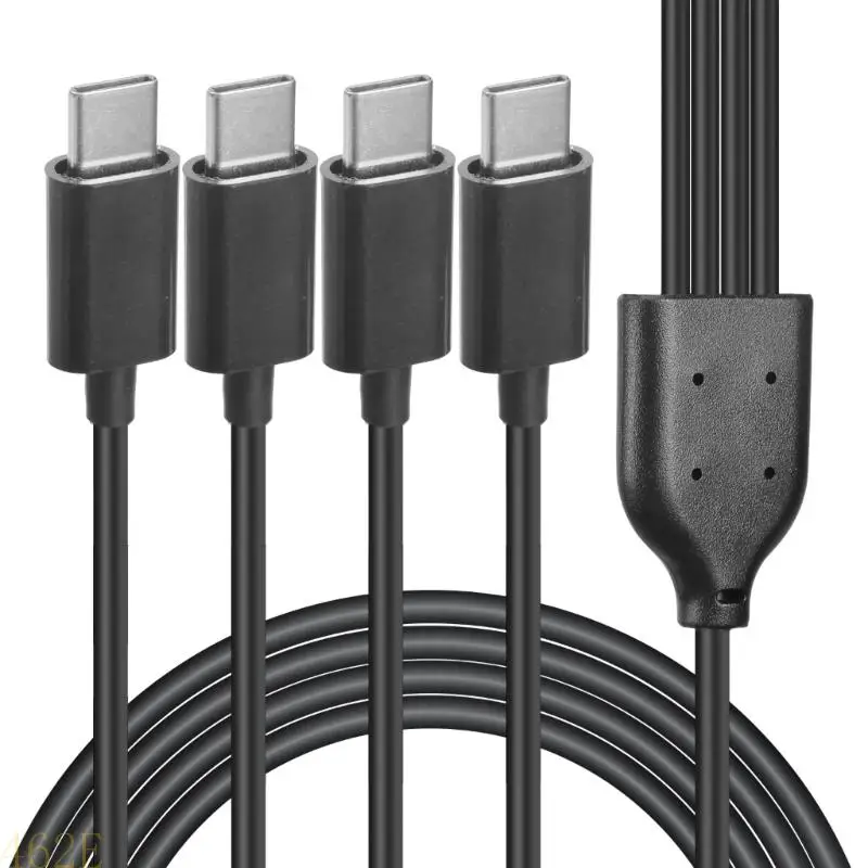 462E 4 In 1 USB C Charging Cable Splitter Adapter Cord Black Compatible for Type C Phones Tablets and Other USB C Devices
462E 4 In 1 USB C Charging Cable Splitter Adapter Cord Black Compatible for Type C Phones Tablets and Other USB C Devices