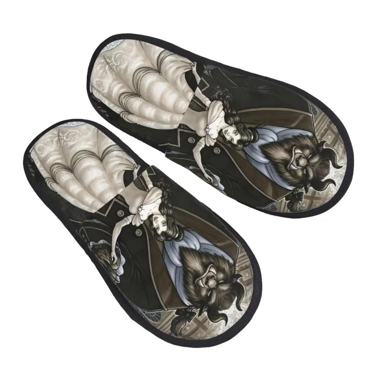 Комфортные тапочки с эффектом памяти «Красавица и чудовище» на заказ, женские музыкальные романтические фэнтезийные домашние туфли для спа-фильма
Комфортные тапочки с эффектом памяти «Красавица и чудовище» на заказ, женские музыкальные романтические фэнтезийные домашние туфли для спа-фильма