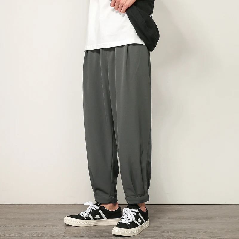 Slim Fit Men's 9-Foot Pants Loose Casual Long Trousers Autumn Winter Straight Leg Pants Polyester Fiber Youth Vitali Sle
Slim Fit Men's 9-Foot Pants Loose Casual Long Trousers Autumn Winter Straight Leg Pants Polyester Fiber Youth Vitali Sle