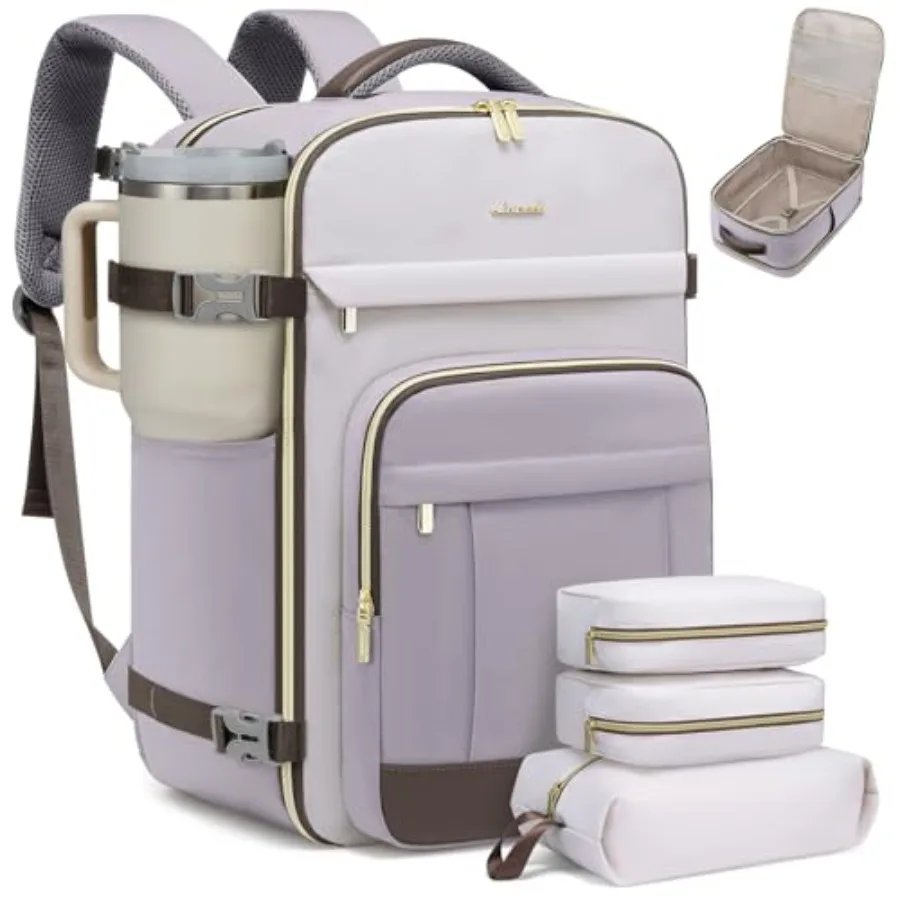 40L Travel Backpack for Women and Men - 17.3 Inch Carry On Backpack and Personal Item Backpack for Airlines, Spacious and Durab
40L Travel Backpack for Women and Men - 17.3 Inch Carry On Backpack and Personal Item Backpack for Airlines, Spacious and Durab