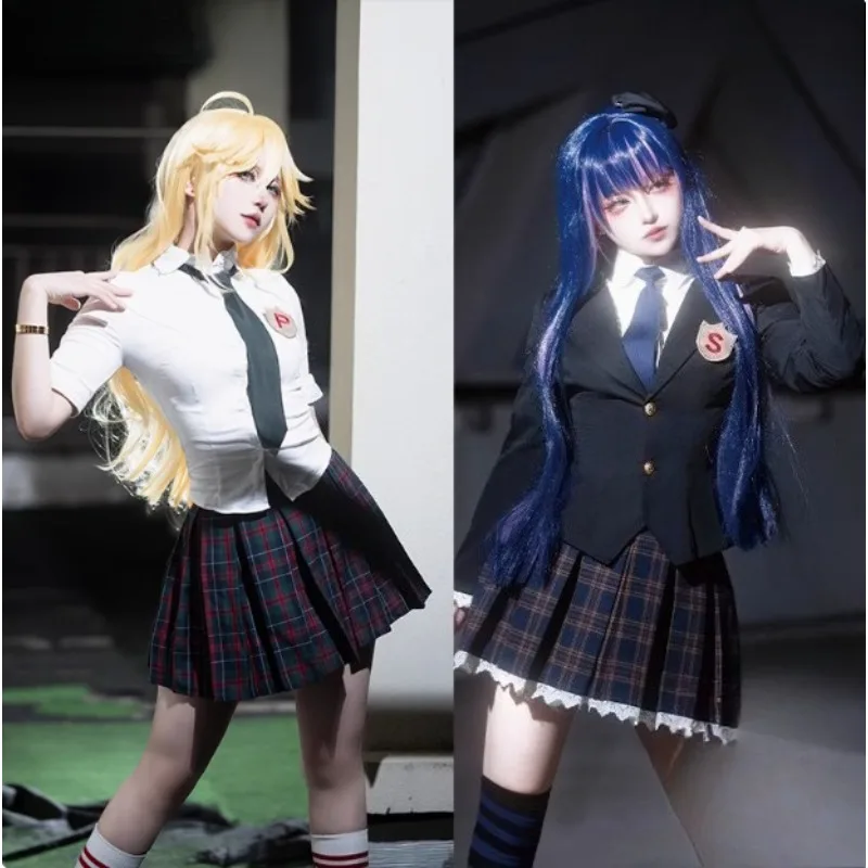 Anime Panty Anarchy Cosplay Costume Stocking Anarchy School Uniform JK Skirt Wig Set Role Play Outfit for Women Halloween Party
Anime Panty Anarchy Cosplay Costume Stocking Anarchy School Uniform JK Skirt Wig Set Role Play Outfit for Women Halloween Party