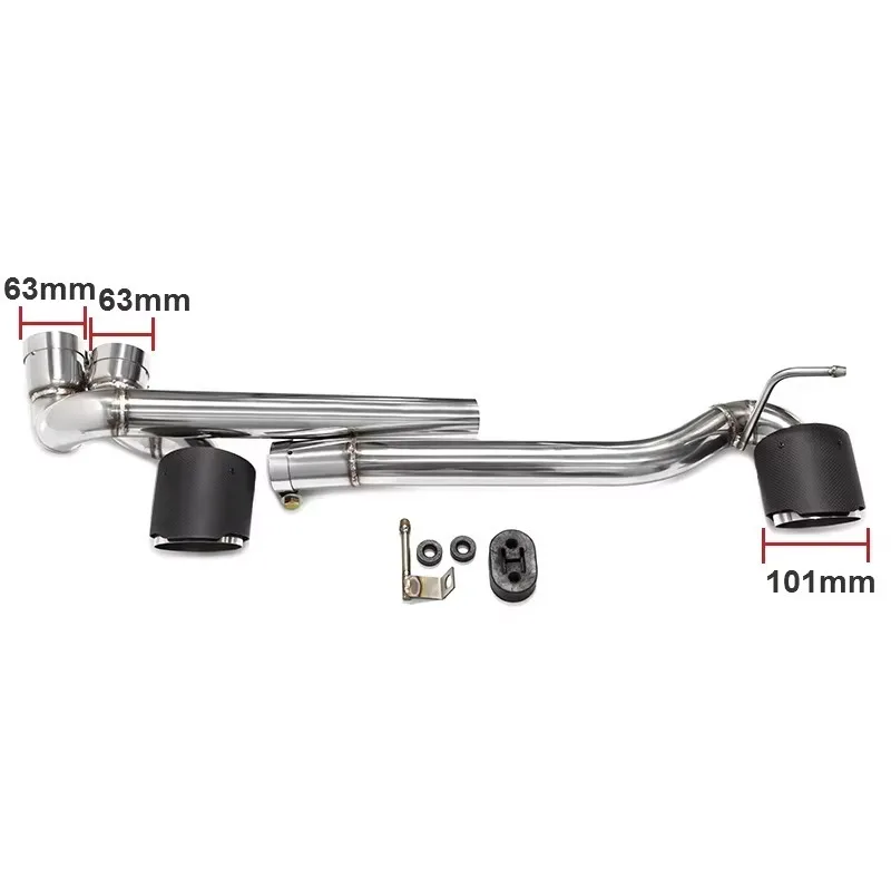 2006-2016 For BMW E90 E92 318i 320i 325i 330 MP Mid-Range Body Kit 304 Stainless Steel Carbon Fiber Dual Exhaust Tailpipe
2006-2016 For BMW E90 E92 318i 320i 325i 330 MP Mid-Range Body Kit 304 Stainless Steel Carbon Fiber Dual Exhaust Tailpipe