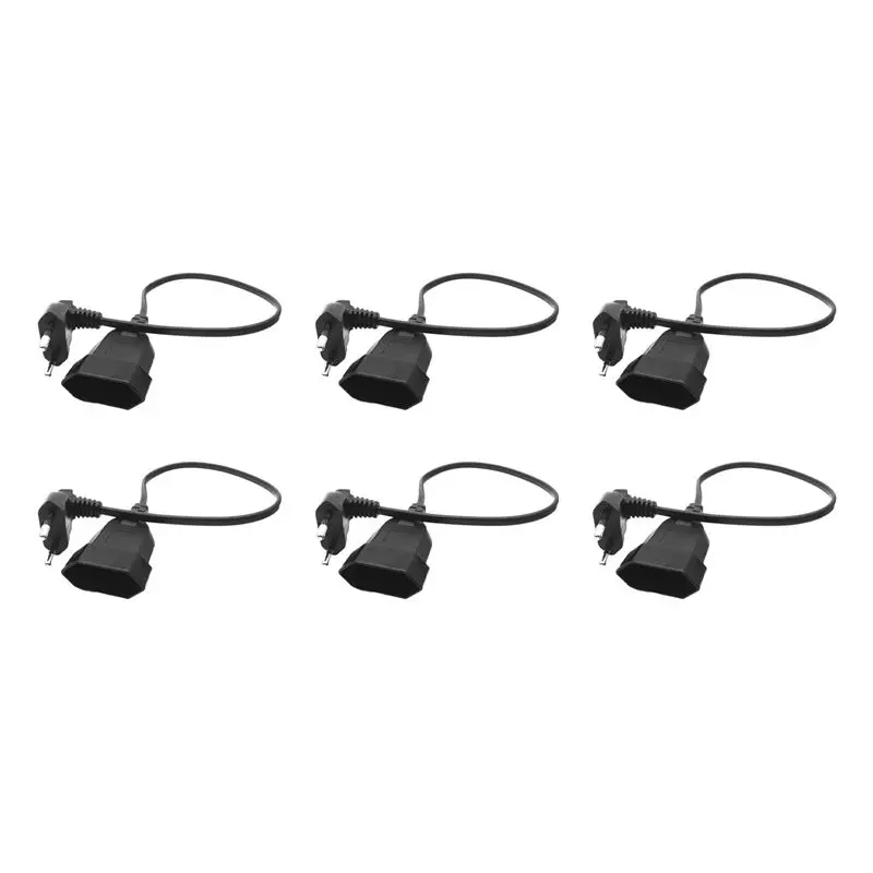 Daily Sale 6X Europea 90 Degree Male Plug To Female Socket Power Extension Cable For PC Computer PDU(0.)
Daily Sale 6X Europea 90 Degree Male Plug To Female Socket Power Extension Cable For PC Computer PDU(0.)